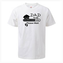 Dad To Be Loading Funny Expecting Baby 2019 Summer New Men T-Shirt Casual Cotton High Quality Loose Tops Tees Fitness Streetwear 2024 - buy cheap