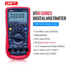 UNI-T UT61A UT61B UT61C UT61D UT61E Digital Multimeter True Rms AC DC Meter Software CD & Data Hold Multitester+Gift 2024 - buy cheap