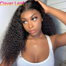 Curly Lace Front Human Hair Wigs 13X1 T Part Lace Front Human Hair Wig 180% Brazilian Remy Curly Human Hair Wig For Black Women 2024 - buy cheap