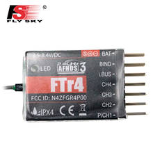 Receptor Flysky FTR4 2,4 GHz 4CH AFHDS 3 RC receptor para NB4 PL18 RC avión planeadores RC Drone soporte PWM / PPM / i.bus / s.bus 2024 - compra barato