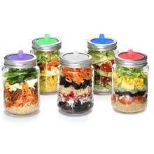 5Pcs Silicone Waterless Fermenting Airlock Lids Covers for Wide Mouth Mason Jar 2024 - buy cheap