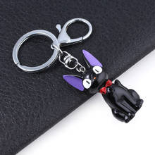 Kiki's Delivery Black cat Service Miyazaki Hayao Keychain Pendant keyring jewelry men and women car key chain Accessories cute 2024 - buy cheap