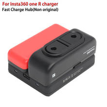 Устройство для быстрой зарядки Insta360 ONE R, устройство для зарядки аккумуляторов Insta 360 One R, аксессуары для Insta360 ONE R 2024 - купить недорого