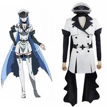 Akame ga kill-fantasia de anime unissex! Esdese esdeath cosplay conjunto de trajes tamanho personalizado 2024 - compre barato