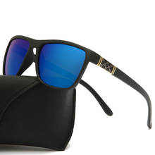 Design da marca clássico polarizado óculos de sol masculino quadrado condução óculos de sol revestimento vintage uv400 tons gafas de sol 2024 - compre barato