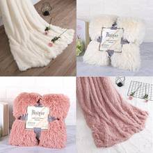 41Super Soft Fuzzy Fur Faux Elegant Cozy With Fluffy  Throw Blanket Bed Sofa Bedspread Long Shaggy Soft Warm Bedding Sheet Large 2024 - buy cheap