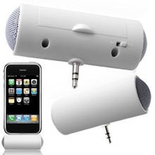 Alto-falante estéreo com conectores 3.5mm, caixa de som amplificadora mp3 player para smartphones e iphone ipod mp3 2024 - compre barato