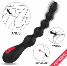 Vibrator Butt Plug Flexible Silicone 9 Speeds Waterproof Prostate Massager Anal Stimulator Sex Toy for Men Women and Couples 2024 - buy cheap