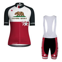 SPTGRVO-Camiseta de manga corta LairschDan para Ciclismo, conjunto de Ropa de verano para bicicleta de montaña, color rojo y azul 2024 - compra barato