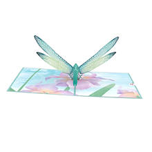 3D Dragonfly Pop Up Card Valentine's Day Get Well Gifts Christmas Invitation 2024 - buy cheap