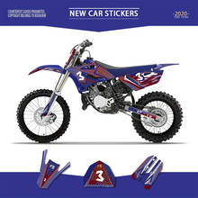Kodaskin 3D Customized Team Graphics Backgrounds Decals Custom Stickers for yzf YZ85 yz 85 2024 - buy cheap