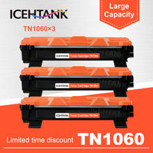 ICEHTANK 3PCS Compatible toner cartridge TN 1060 tn1060 for Brother HL-1110 1111 1112 1210 MFC-1810 1815 1816 DCP-1510 Printer 2024 - buy cheap