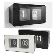 Retro Auto Flip Clock File Digital Clocks Xmas Gift Bedroom Living Room 2024 - buy cheap
