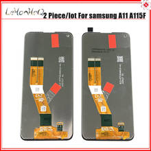 Pantalla LCD Original con marco para samsung Galaxy A11, A115, A115F, montaje de pantalla táctil, 2 unids/lote 2024 - compra barato