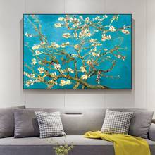 Pinturas en lienzo de flores de almendro de Van Gogh, carteles e impresiones de pared impresionistas, imágenes artísticas para decoración del hogar (sin marco) 2024 - compra barato