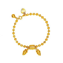 MxGxFam  24 K Pure Gold Color Beads Bracelet For Women Fashion Accessories Cassical Designs XP Jewelry 2024 - buy cheap