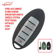 Kigoauto KR5S180144014 Smart key 5 button 433.9MHZ FSK HITAG-3 ID47 PCF7952X for Nissan Altima 2024 - buy cheap