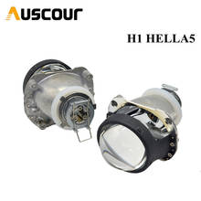 Lente de proyector Bixenón para coche, mini h1 hla5 HELLA 3R, 2,5 pulgadas, con máscara protectora, LHD, lente universal 2024 - compra barato