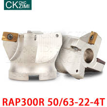 RAP300R RAP 300R-50-22-4T RAP 300R-63-22-4T 50 63 22 4T 75 degree Milling holder For Milling cutter Machine for APMT 1135 PDER 2024 - buy cheap