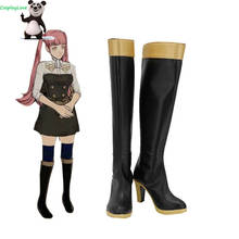 Fire emblem: três casas hilda beradetta, sapatos pretos para cosplay, de couro, para dia das bruxas e natal 2024 - compre barato