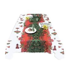 New Year Christmas Tablecloth Kitchen Dining Table Decorations Home Rectangular Party Table Covers Christmas Ornaments 2024 - buy cheap