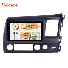 Seicane 2din Android 8.1 9inch Car Multimedia player For Honda Civic 2006 2007 2008 2009 2010 2011 GPS car radio support AUX USB 2024 - buy cheap