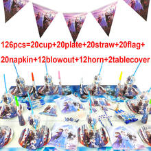 126/73 Baby Shower Birthday Party Decoration Frozen 2 Theme Party Cup/Plate/Napkins/Flags/Tablecloth Frozen 2 Party Supplies Set 2024 - buy cheap