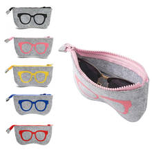 Unisex Felt Glasses Case Bag Sunglasses Case Box Portatives Soft Zipper Soleil Lunettes De Soleil Protector Sunglasses Pouch #w5 2024 - buy cheap