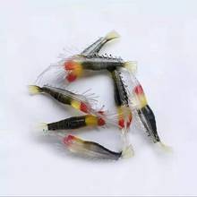 ANKI KEDI River Shrimp 70mm/1.6g Artificial Baits Wobblers Soft Lures Shad Carp Silicone Fishing Soft Baits Tackle 2024 - купить недорого