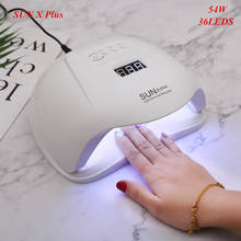 New 54W UV LED Lamp Nail Dryer Nail Curing Lamp With Auto Sensor LCD Display 36 LED Nail Dryer Lamp For manicure Gel 2024 - buy cheap