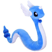 Peluche de Dragonair rosa para niños, muñeco de Dragonite, bonito y suave, dibujos animados, dragón, juguetes para niños, regalo del día 2024 - compra barato