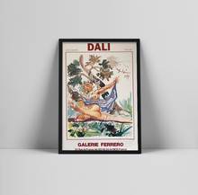 Decoração de arte salvador dalí com pintura abstrata, arte para parede, galeria de arte, decoração, poster de telas, impressões em casa, quarto 2024 - compre barato