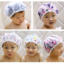 Gorro de ducha seguro para bebé, gorra impermeable con visera de baño para niños, ajustable, protección para el pelo y los ojos 2024 - compra barato
