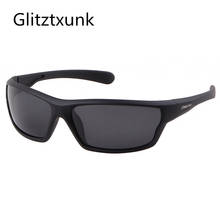 Glitztxunk Новые поляризованные солнцезащитные очки Мужские квадратные брендовые модные спортивные солнцезащитные очки для мужчин уличные очки UV400 Oculos 2024 - купить недорого