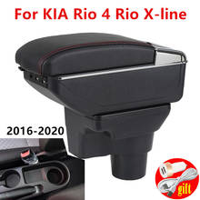 For KIA Rio 4 Rio X-line armrest box For Kia Rio 4 central Store content box car-styling accessories 2016 2017 2018 2019 2020 2024 - buy cheap