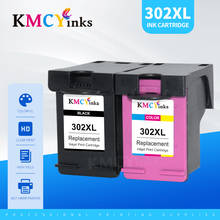 Kmcyink-cartucho de tinta 302xl para hp, deskjet 302, 1110, 1111, 1112, officejet 2130, 3830, 3831, 3833 2024 - compre barato