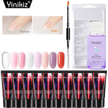 Yinikiz Quick Extension Nail Lacquer Gum Acrylic Gel Tubular Light Fast UV Builder Gel Manicure Poly Extension Nail Gel Set 2024 - buy cheap