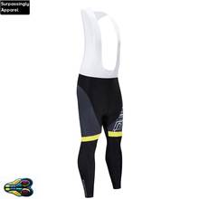 2019 6XL Men Custom Cycling Bib Pants Long Sleeve Coolmax 20D Gel Pad Bike Bib Tights Mtb Ropa Ciclismo Moisture Wicking Pants 2024 - buy cheap