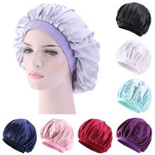 Women Bonnet Cap Night Sleep Cap Arab Hair Loss Hat Head Cover Islamic Wide Band Elastic Hat Lady Hats Cap Beanies Muslim 35CM 2024 - buy cheap