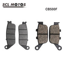 SCl MOTOS Motorcycle Disc Semi-metal Front and Rear Brake Pads Brake System For Honda CB500F 2013 2014 2024 - buy cheap