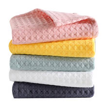 Toalha de mão 2020 algodão, toalha para adultos e crianças, tipo waffle, cuidados com o rosto, conjunto com 3 peças 2024 - compre barato