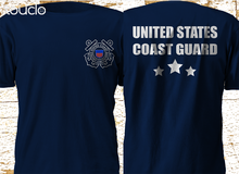 Camiseta de la Marina del ejército de las fuerzas militares, camisa del ejército marítimo de los Estados Unidos, S-3XL, doble cara, USCG 2024 - compra barato