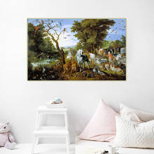 Citon Bruegel Pieter《The Entry of the Animals into Noah's Ark》Canvas Art Oil Painting Poster Picture Wall Decor Home Decoration 2024 - buy cheap