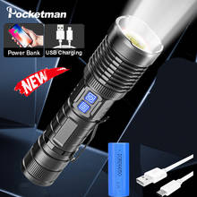 Pocketman LED XHP99 Flashlight USB Rechargeable LED Torch XHP50 Lanterna Camping Lamp Use 18650 26650 With Pen Holder 2024 - buy cheap