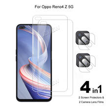 For Oppo Reno4 Z 5G ( Reno 4 Z 5G ) Camera Lens Film & Tempered Glass Screen Protectors Protective Guard HD Clear 2024 - buy cheap
