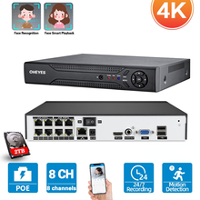 8 Channel 5MP POE NVR 8CH Audio Face Detection Security CCTV NVR P2P System Network Video Recorder For POE IP Camera 4K 4CH 8MP 2024 - buy cheap
