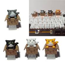 ABS Custom Cartoon Anime Cat Keycap Bottom Backlit Keycaps Gift For Cherry MX Mechanical Keyboard Key Cap 2024 - buy cheap