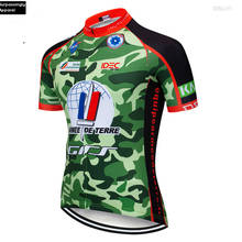 2019 6XL Camouflage Cycling Team Clothing Bike Jersey Mens Bicycle Short Sleeve Cycling Jerseys Bike Top Maillot Summer 2024 - buy cheap