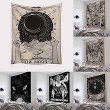 10 Types Tarot Card Tapestry Picture Printed Wall Hanging Astrology Divination Bedspread Beach Mat Hanging Wall Decor 2024 - buy cheap