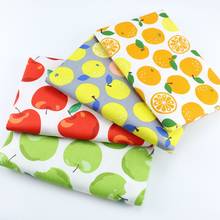 160cm*50cm lemon apple Newborn baby kids Cotton Fabric Printed Cloth Sewing Quilting bedding apparel dress patchwork fabric 2024 - buy cheap